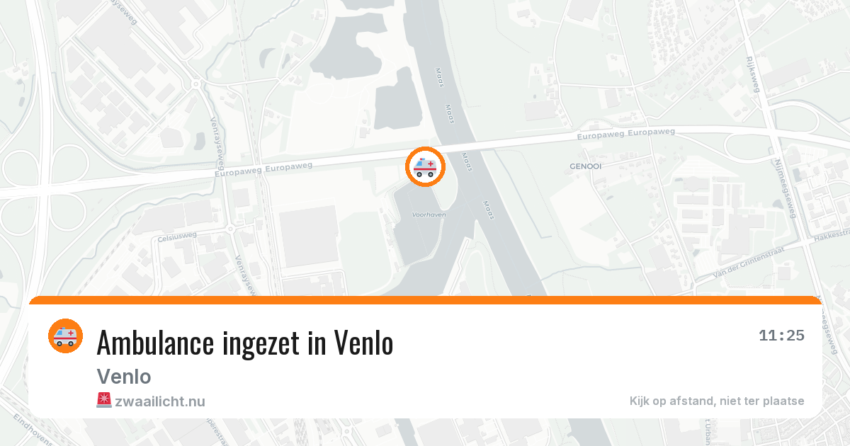 Ambulance ingezet in Venlo — 23 jul 2026