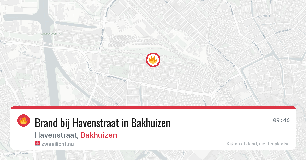 Brand bij Havenstraat in Bakhuizen — 27 mei 2026