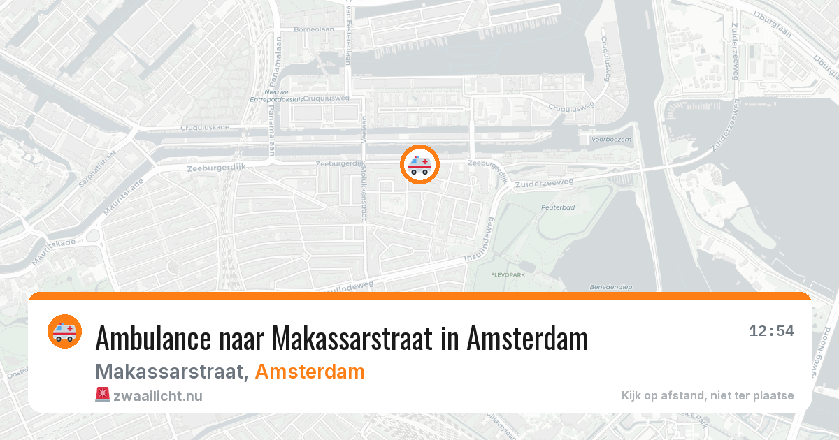 Ambulance naar Makassarstraat in Amsterdam — 3 jun 2026