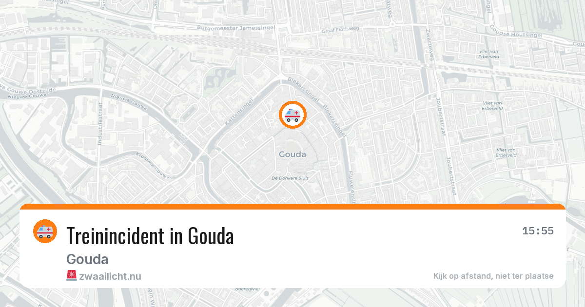 Treinincident in Gouda — 19 jul 2026
