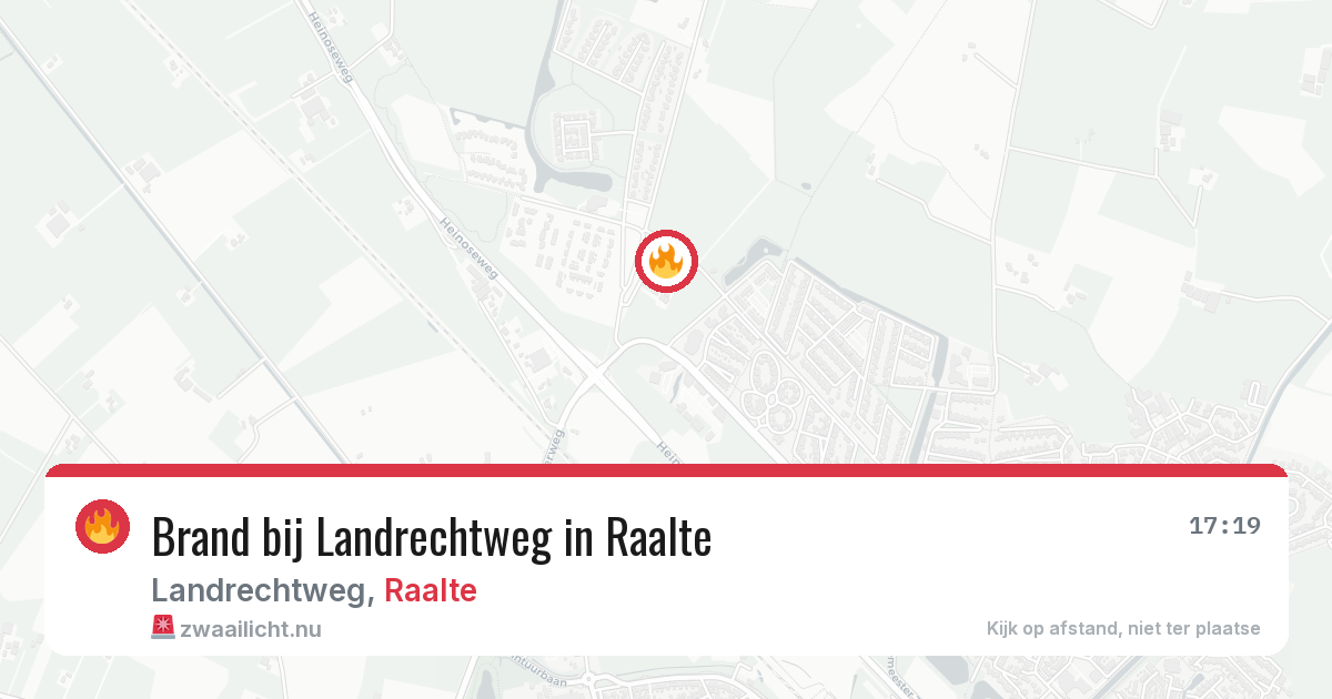 Brand bij Landrechtweg in Raalte — 5 mei 2026