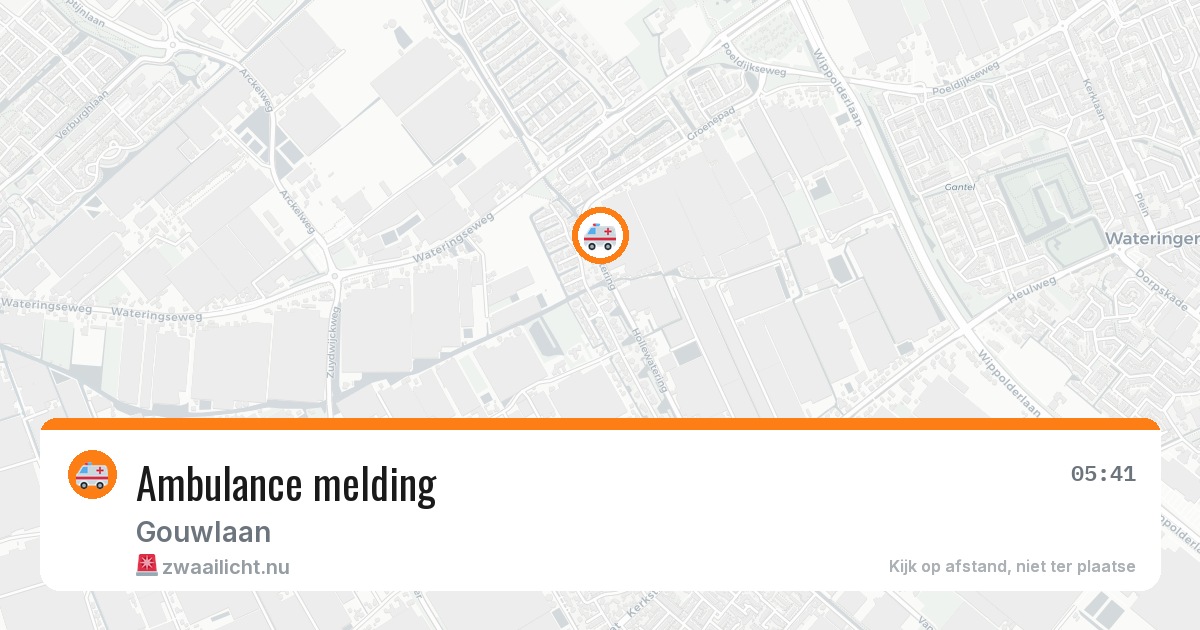 Ambulance melding — 21 jul 2026
