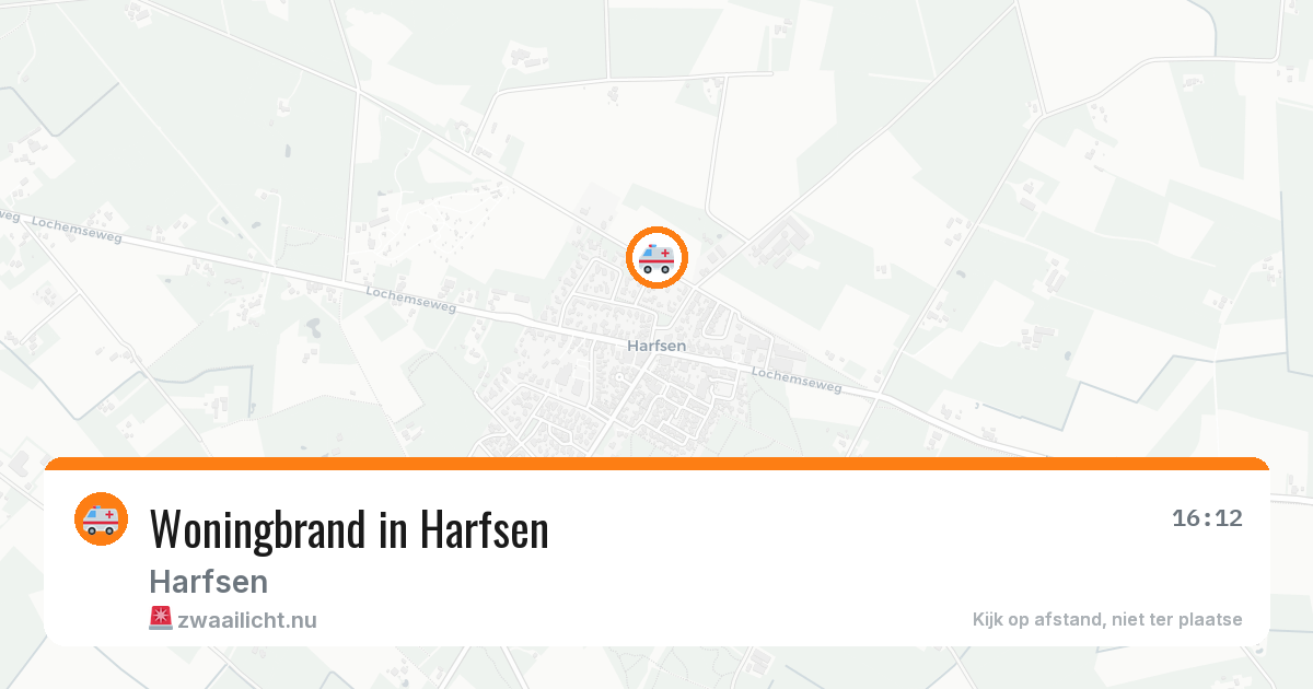 Woningbrand in Harfsen — 26 mrt 2026