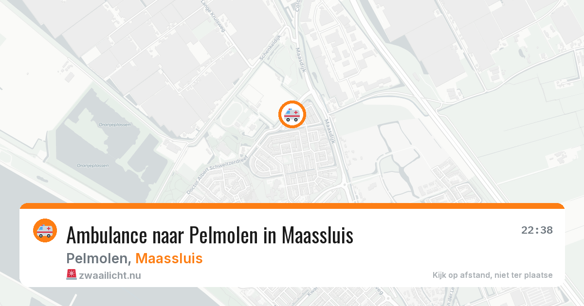 Ambulance naar Pelmolen in Maassluis — 2 jun 2026