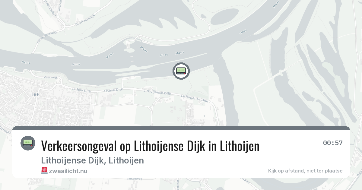 Verkeersongeval op Lithoijense Dijk in Lithoijen — 30 jan 2026