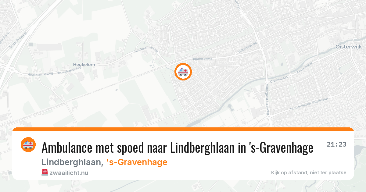Ambulance met spoed naar Lindberghlaan in 's-Gravenhage — 9 feb 2026