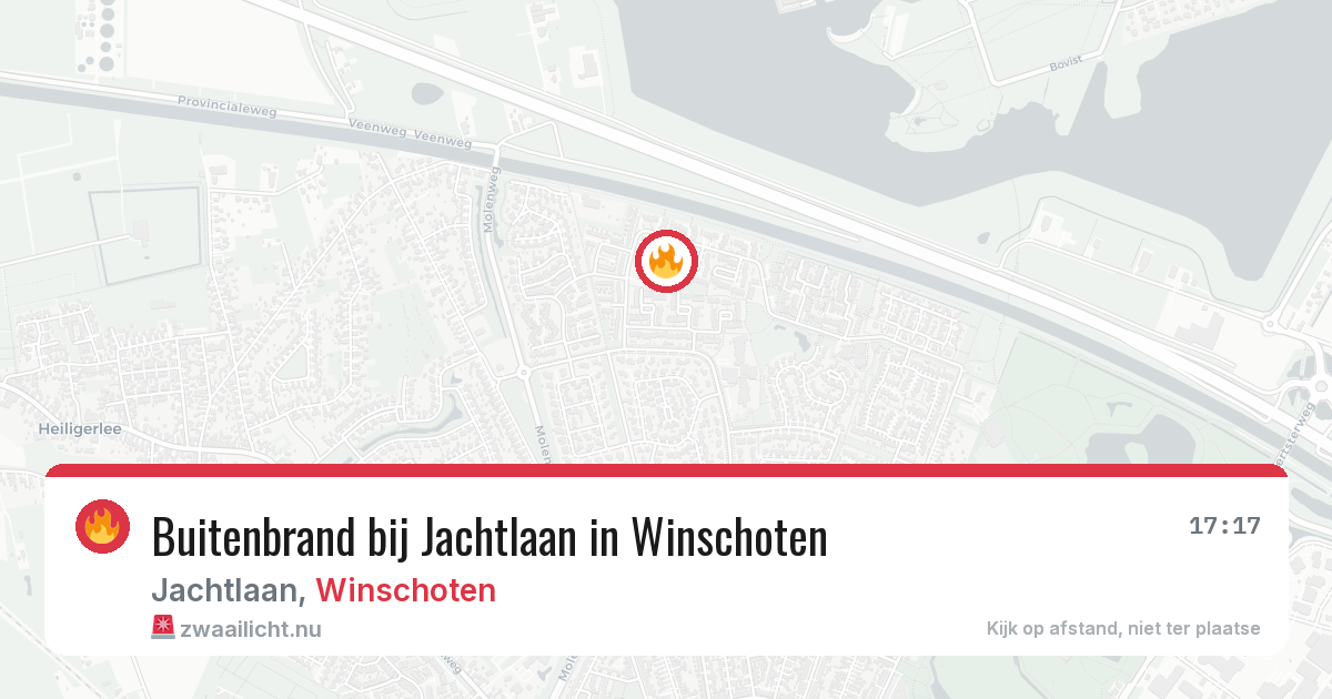 Buitenbrand bij Jachtlaan in Winschoten — 1 mei 2026