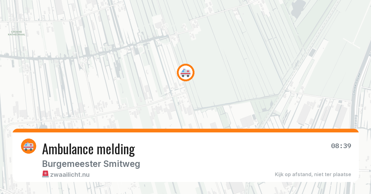 Ambulance melding — 9 jun 2026