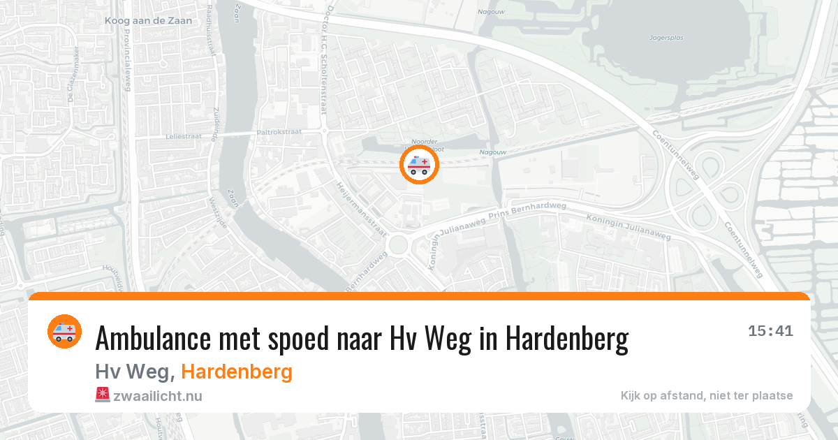 Ambulance met spoed naar Hv Weg in Hardenberg — 7 mei 2026