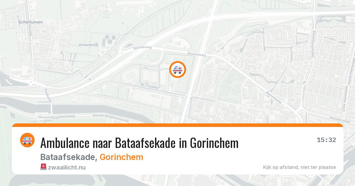 Ambulance naar Bataafsekade in Gorinchem — 22 jul 2026