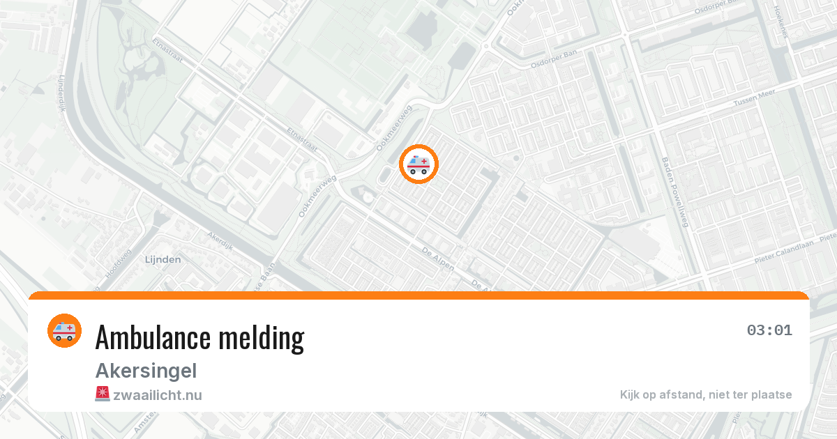 Ambulance melding — 23 feb 2026