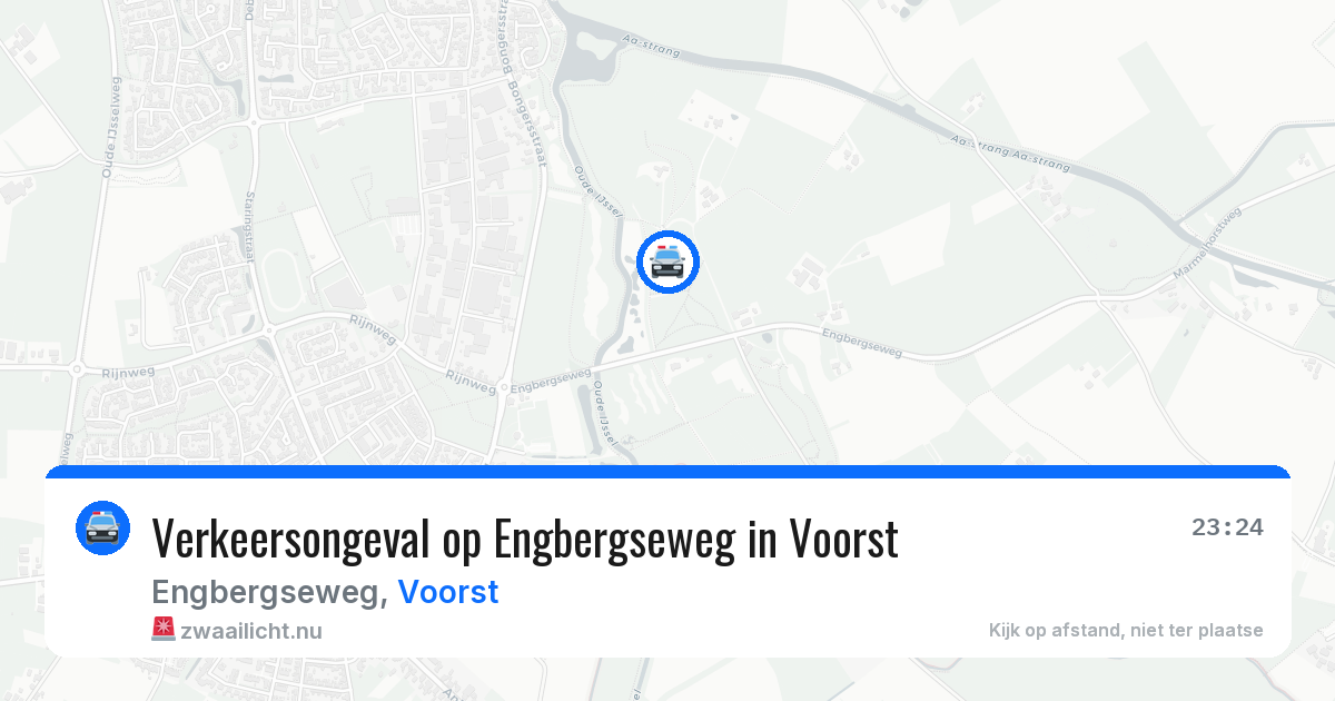 Verkeersongeval op Engbergseweg in Voorst — 31 mei 2026