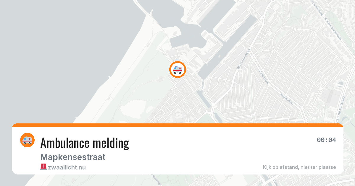 Ambulance melding — 4 mei 2026