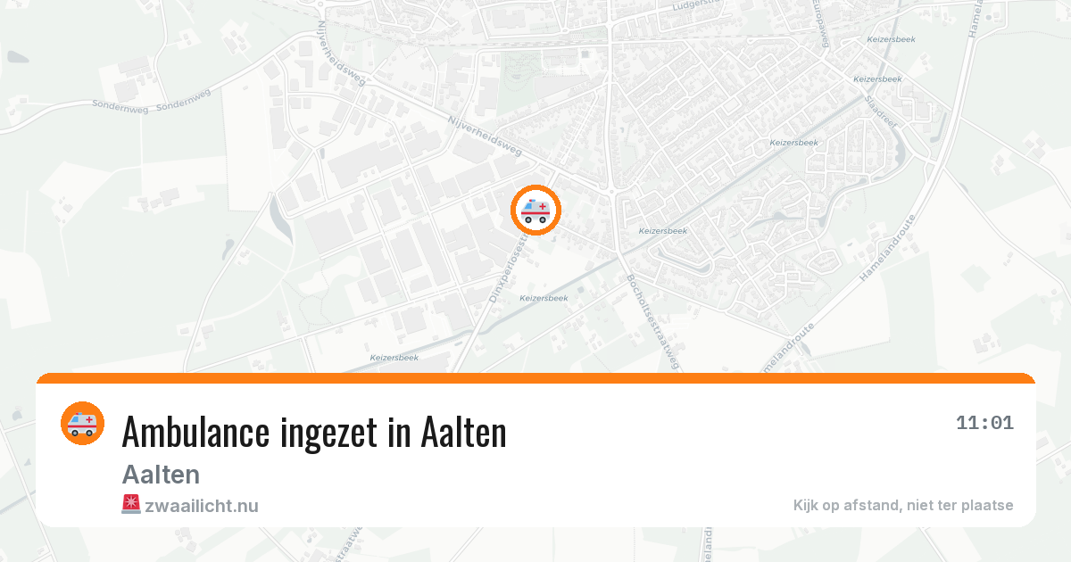 Ambulance ingezet in Aalten — 21 jul 2026