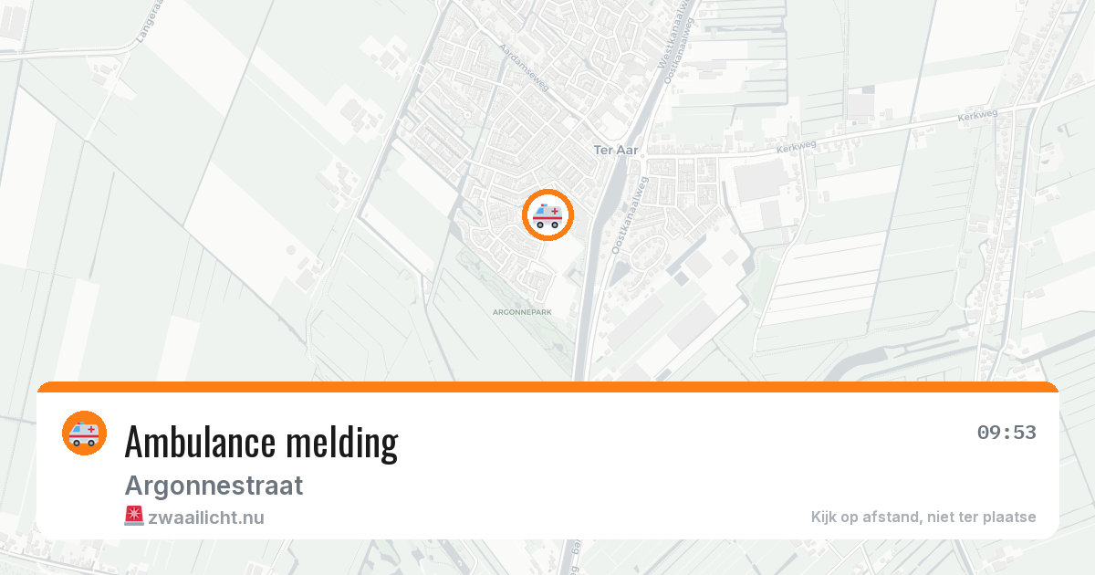 Ambulance melding — 14 jul 2026