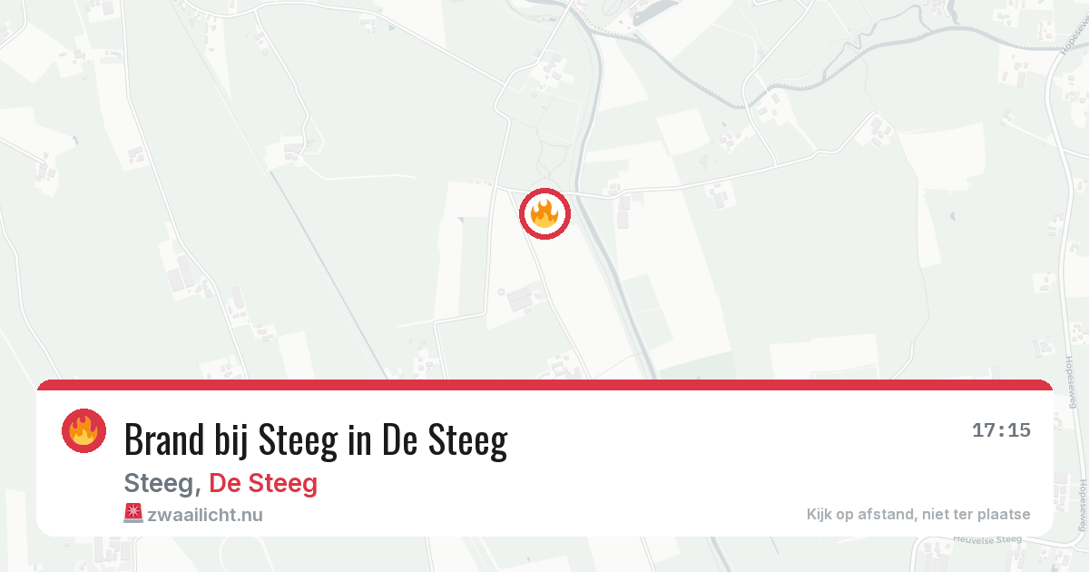 Brand bij Steeg in De Steeg — 23 jul 2026