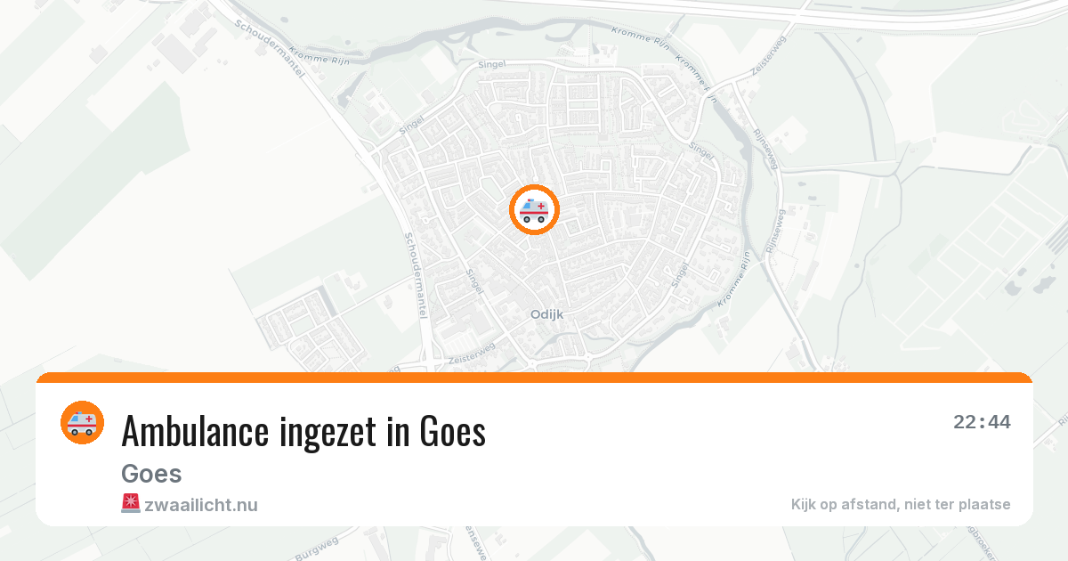 Ambulance ingezet in Goes — 28 jan 2026