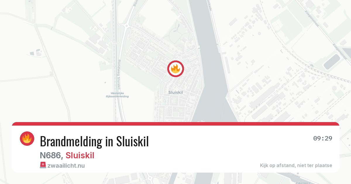 Brandmelding in Sluiskil — 23 jul 2026