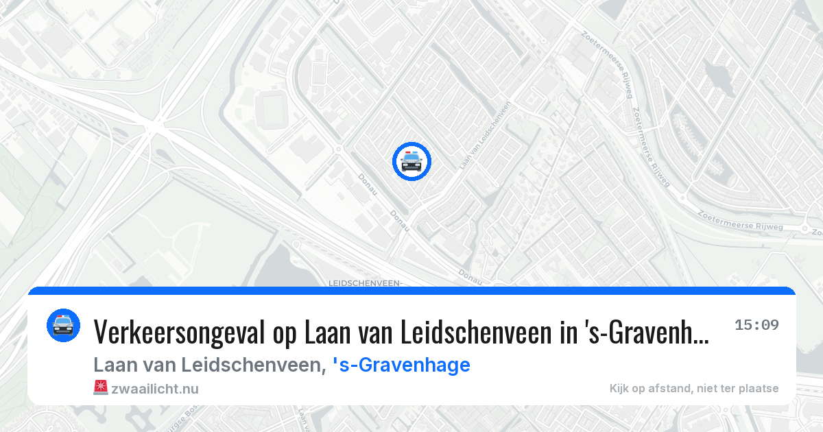 Verkeersongeval op Laan van Leidschenveen in 's-Gravenhage — 13 jul 2026