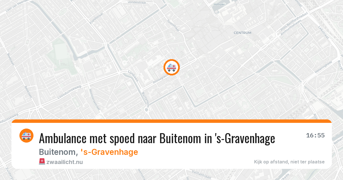 Ambulance met spoed naar Buitenom in 's-Gravenhage — 16 jan 2026