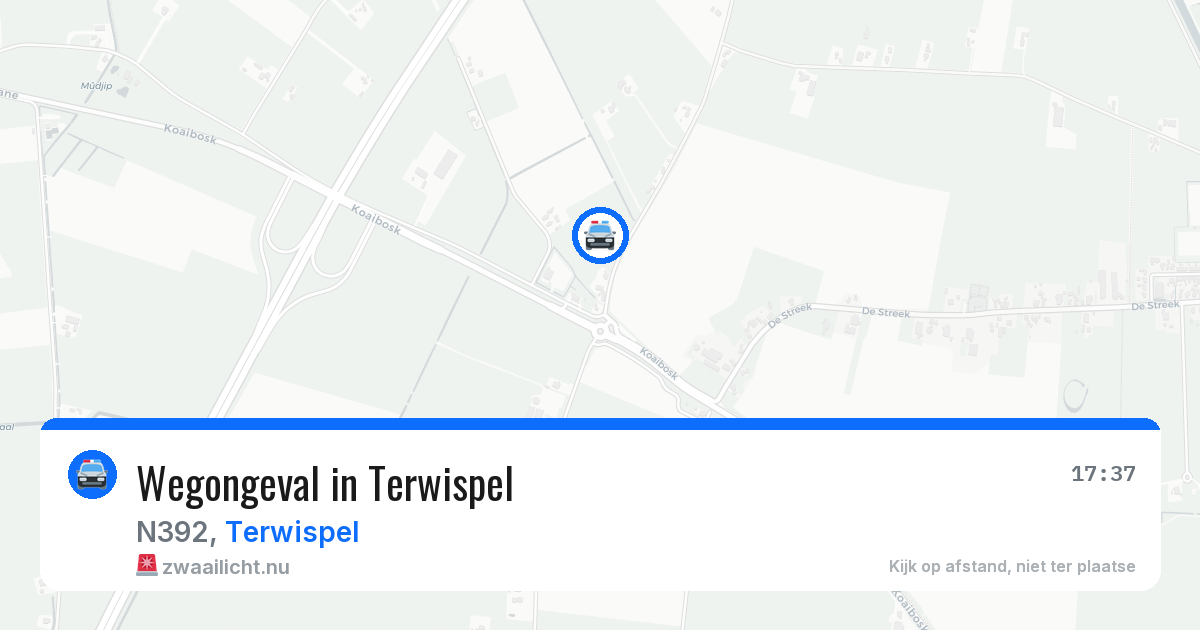 Wegongeval in Terwispel — 16 jan 2026