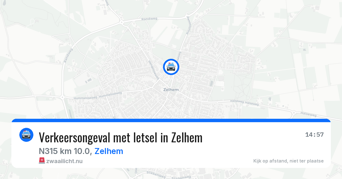 Verkeersongeval met letsel in Zelhem — 8 mei 2026