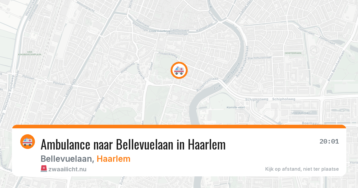 Ambulance naar Bellevuelaan in Haarlem — 13 apr 2026