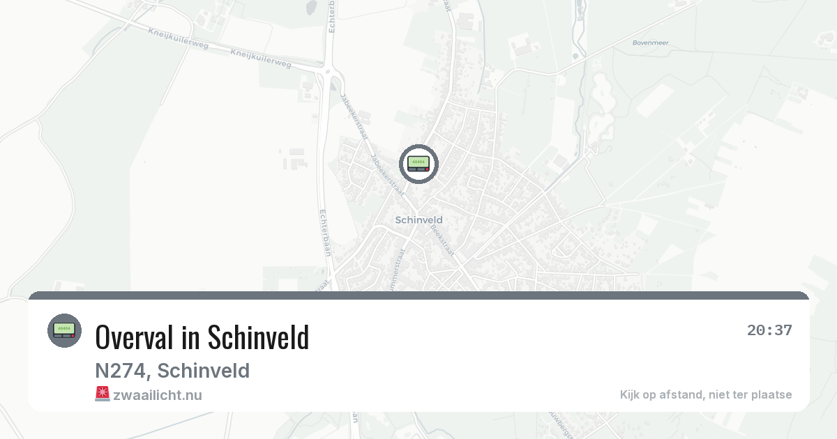 Overval in Schinveld — 23 feb 2026