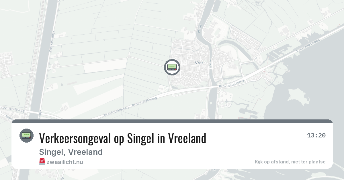 Verkeersongeval op Singel in Vreeland — 4 mrt 2026