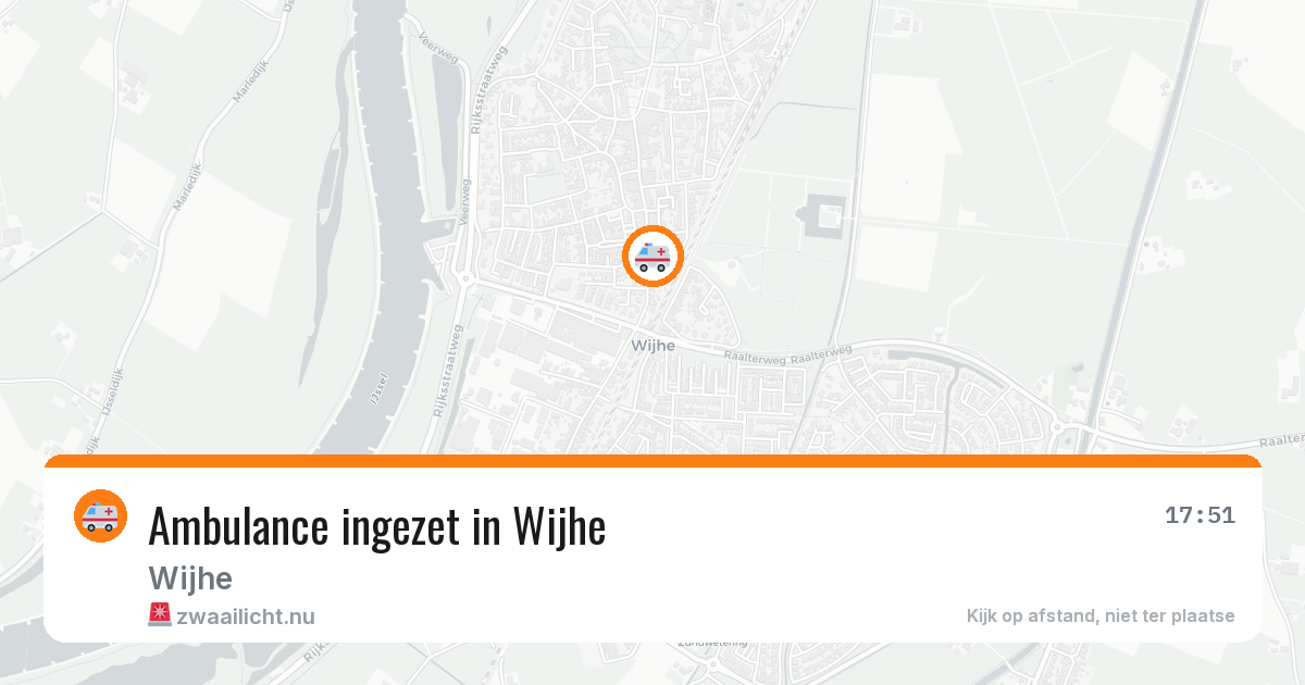 Ambulance ingezet in Wijhe — 23 jan 2026
