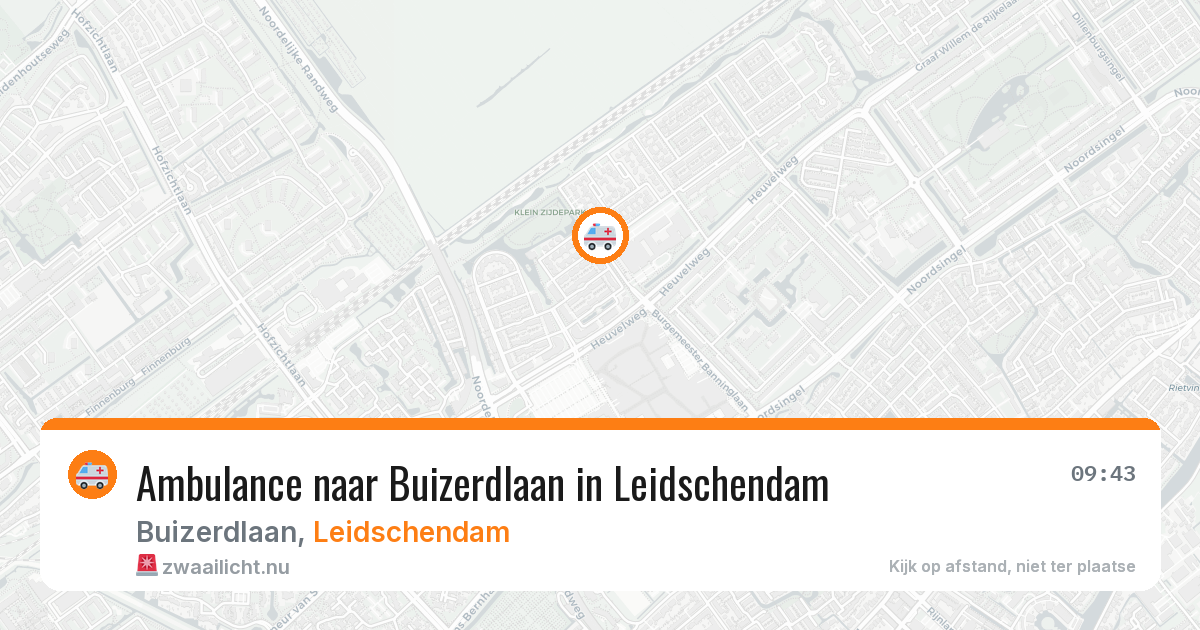 Ambulance naar Buizerdlaan in Leidschendam — 7 mei 2026