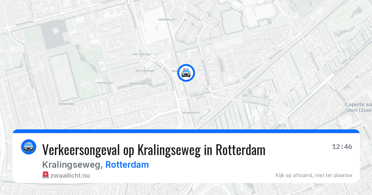 Verkeersongeval op Kralingseweg in Rotterdam — 27 mei 2026