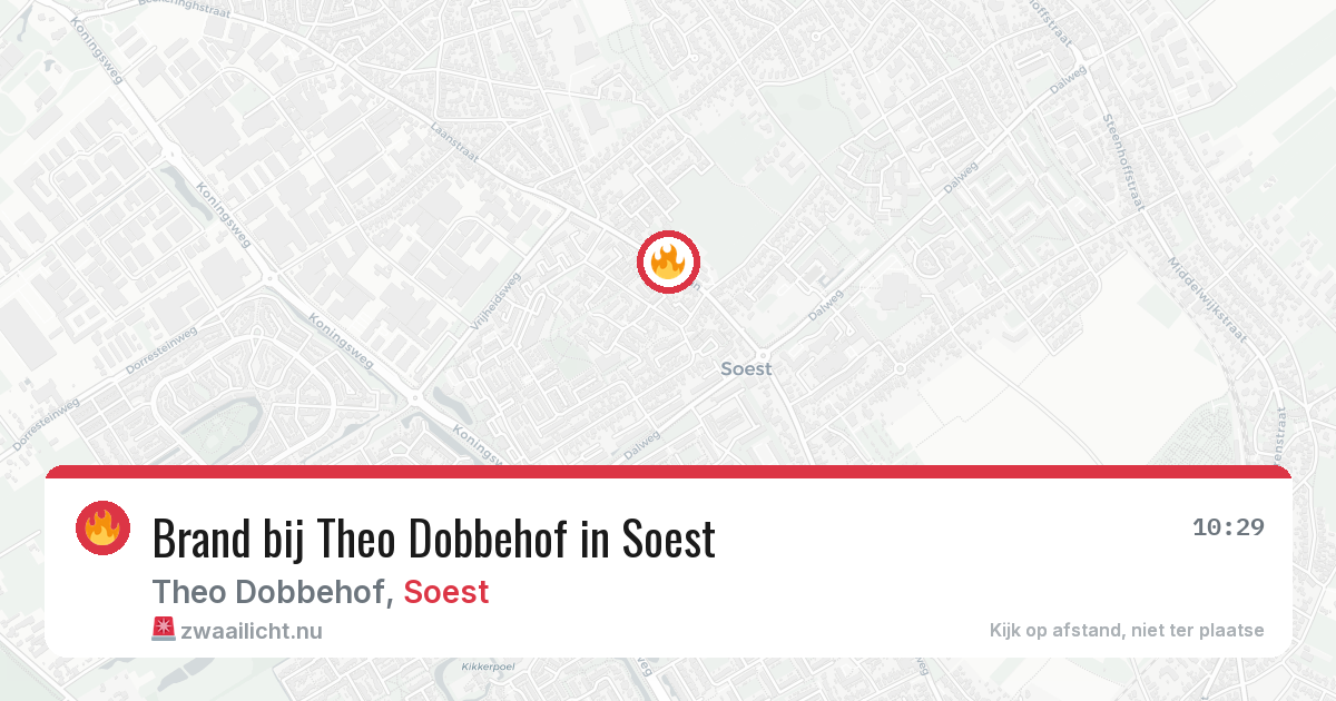 Brand bij Theo Dobbehof in Soest — 24 mrt 2026