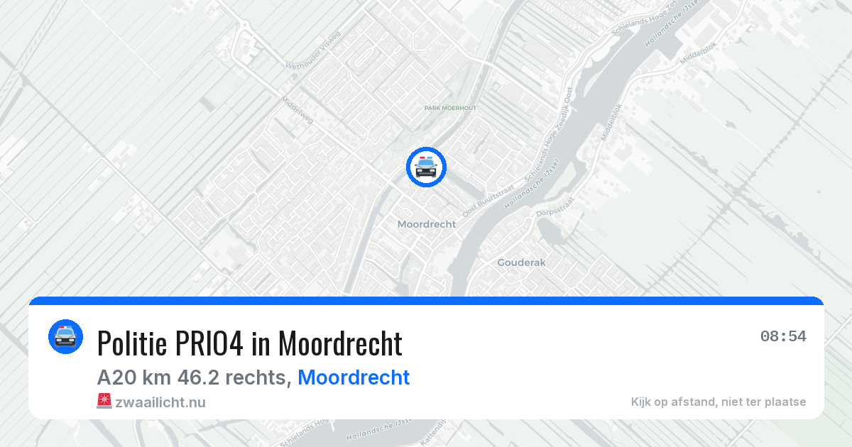 Politie PRIO4 in Moordrecht — 3 mei 2026 | 🚨 Zwaailicht.nu