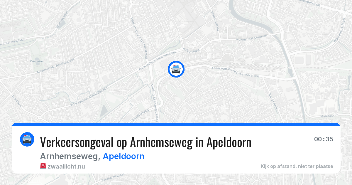 Verkeersongeval op Arnhemseweg in Apeldoorn — 31 mei 2026