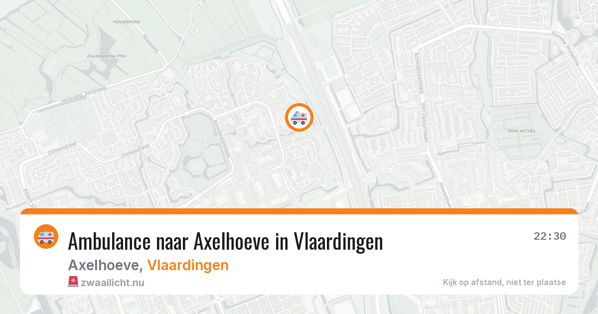 Ambulance naar Axelhoeve in Vlaardingen — 26 jul 2026
