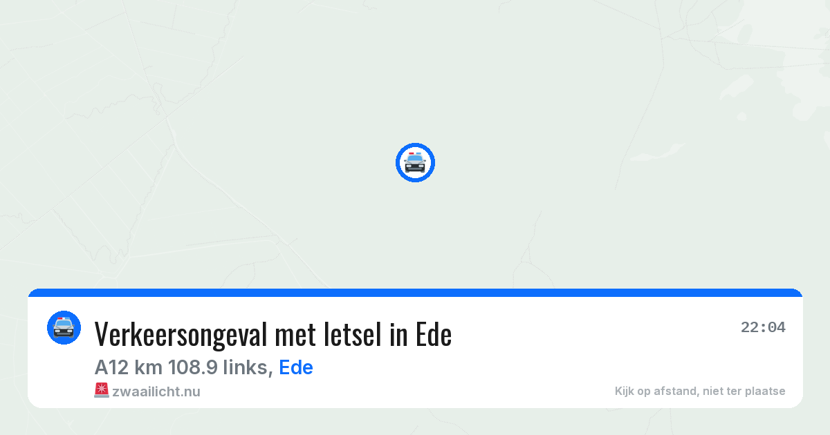 Verkeersongeval met letsel in Ede — 9 mei 2026