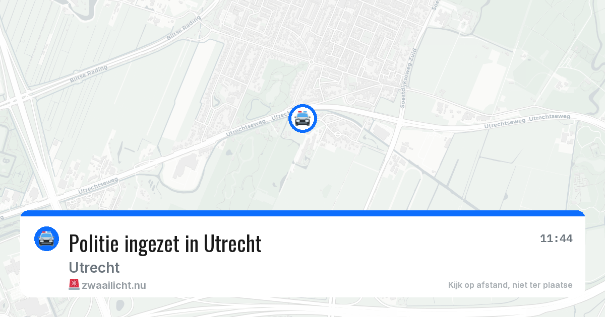 Politie ingezet in Utrecht — 4 apr 2026 | 🚨 Zwaailicht.nu
