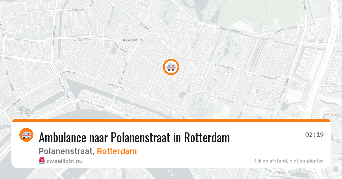 Ambulance naar Polanenstraat in Rotterdam — 6 jun 2026