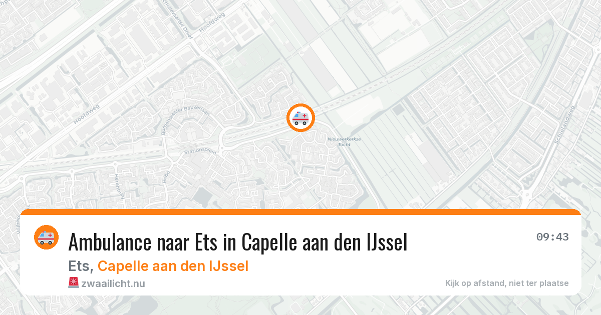 Ambulance naar Ets in Capelle aan den IJssel — 22 mrt 2026