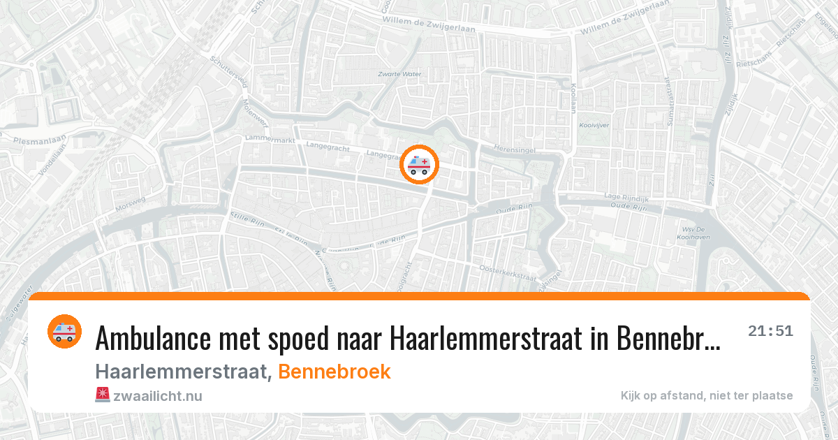 Ambulance met spoed naar Haarlemmerstraat in Bennebroek — 25 jul 2026