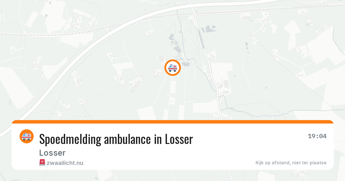 Spoedmelding ambulance in Losser — 18 jan 2026