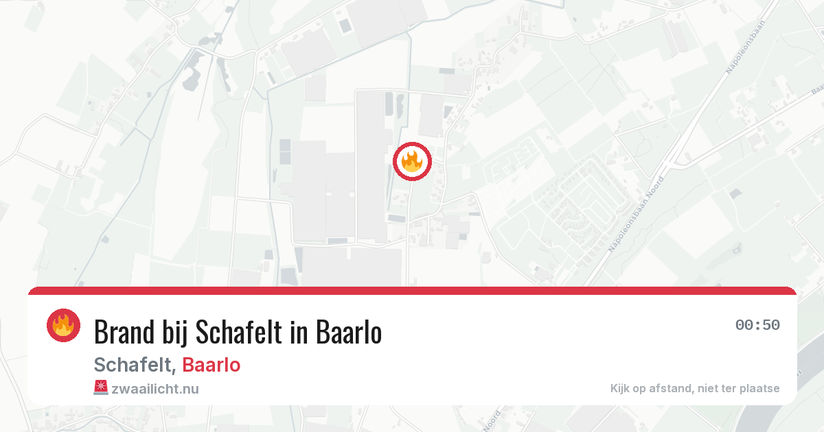 Brand bij Schafelt in Baarlo — 31 jan 2026