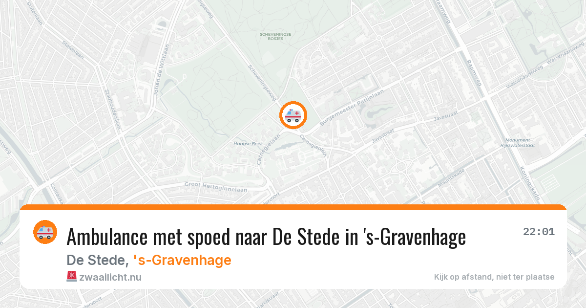 Ambulance met spoed naar De Stede in 's-Gravenhage — 9 feb 2026