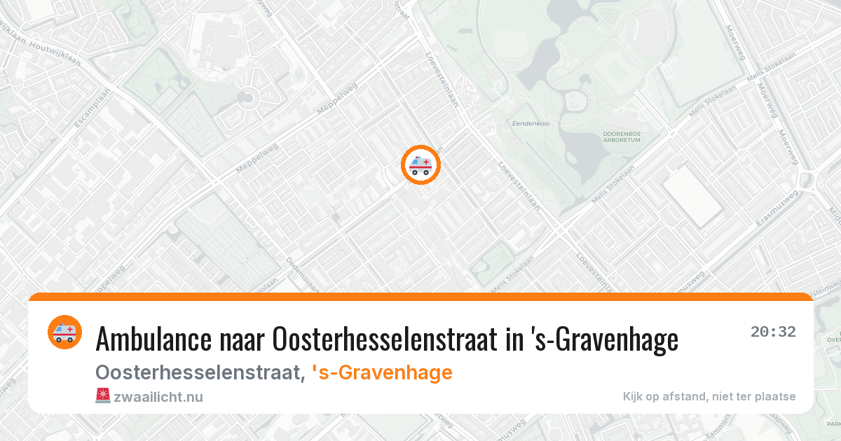 Ambulance naar Oosterhesselenstraat in 's-Gravenhage — 26 mrt 2026
