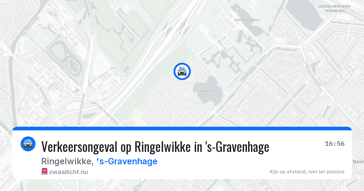 Verkeersongeval op Ringelwikke in 's-Gravenhage — 23 jul 2026