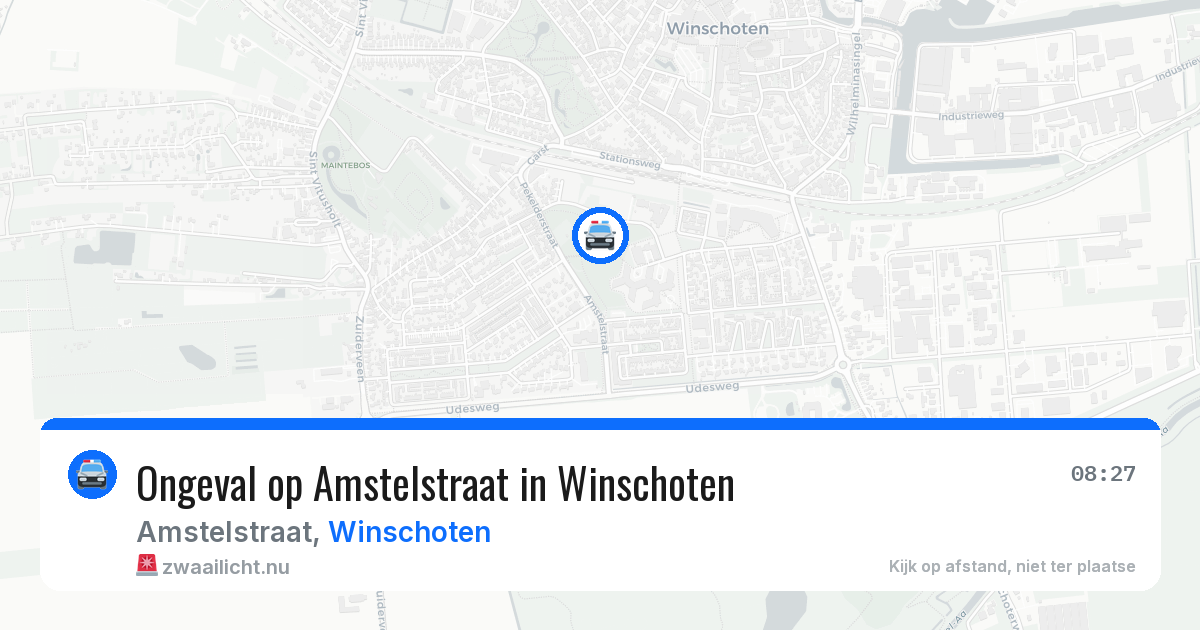 Ongeval op Amstelstraat in Winschoten — 12 mrt 2026