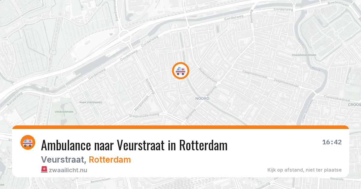 Ambulance naar Veurstraat in Rotterdam — 22 mei 2026