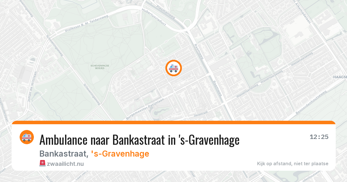 Ambulance naar Bankastraat in 's-Gravenhage — 2 jun 2026