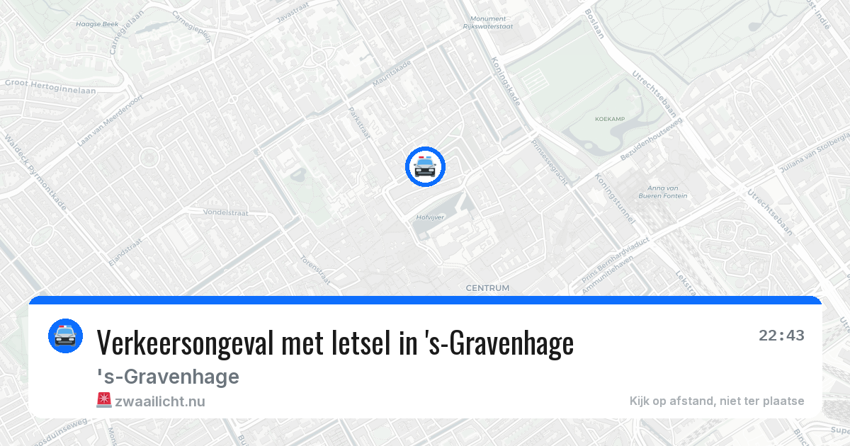 Verkeersongeval met letsel in 's-Gravenhage — 5 mei 2026